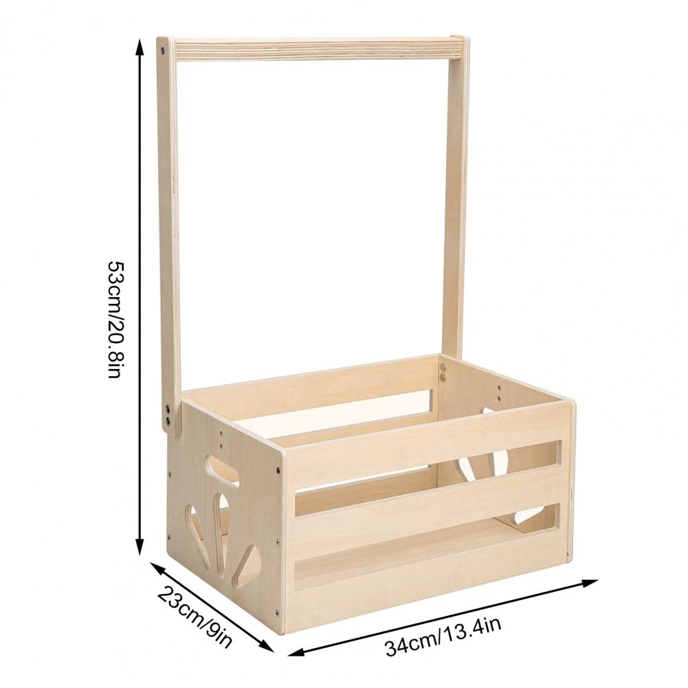 Baby Clothing Rack For Baby Shower - Panier de rangement en bois pour