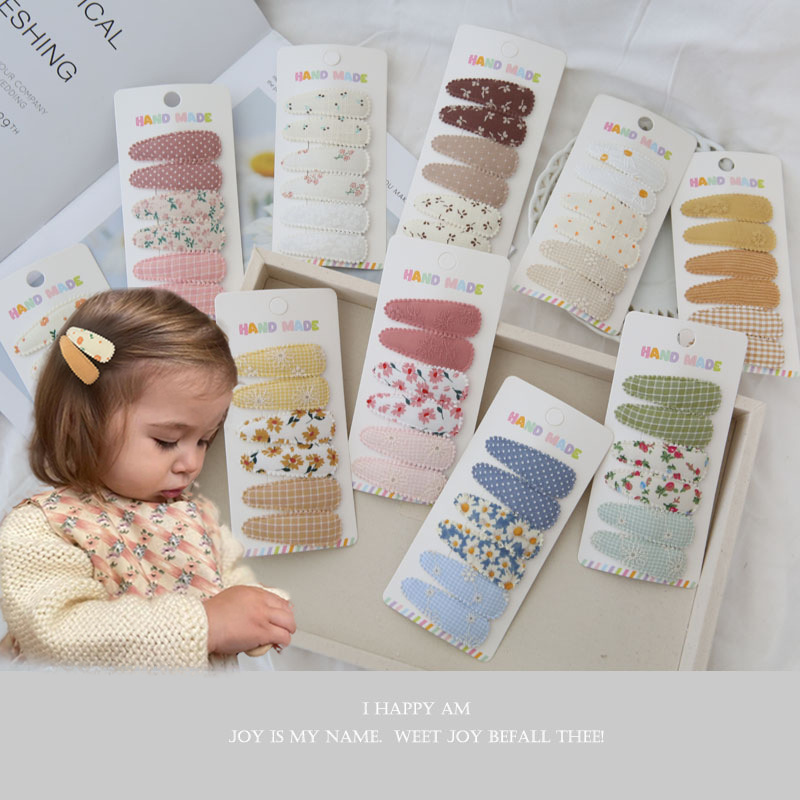 Baby Clothing Material - Pinces à cheveux en tissu, 6