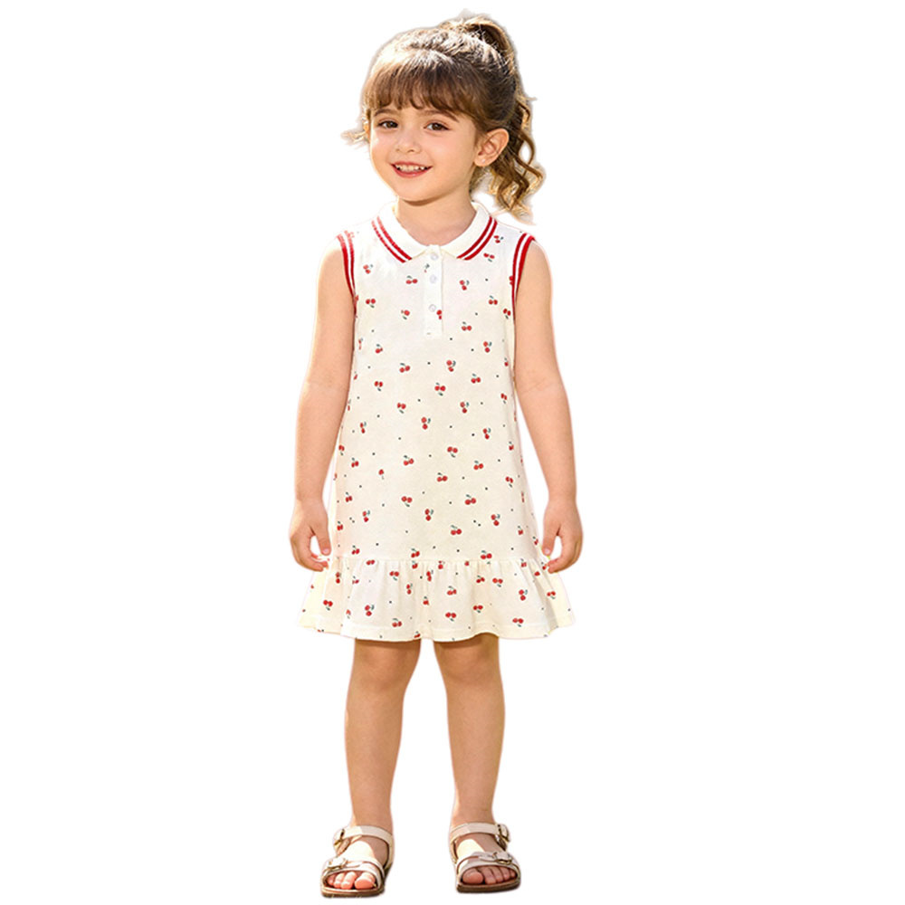 Baby Clothing Line - Robes sans manches pour filles, col