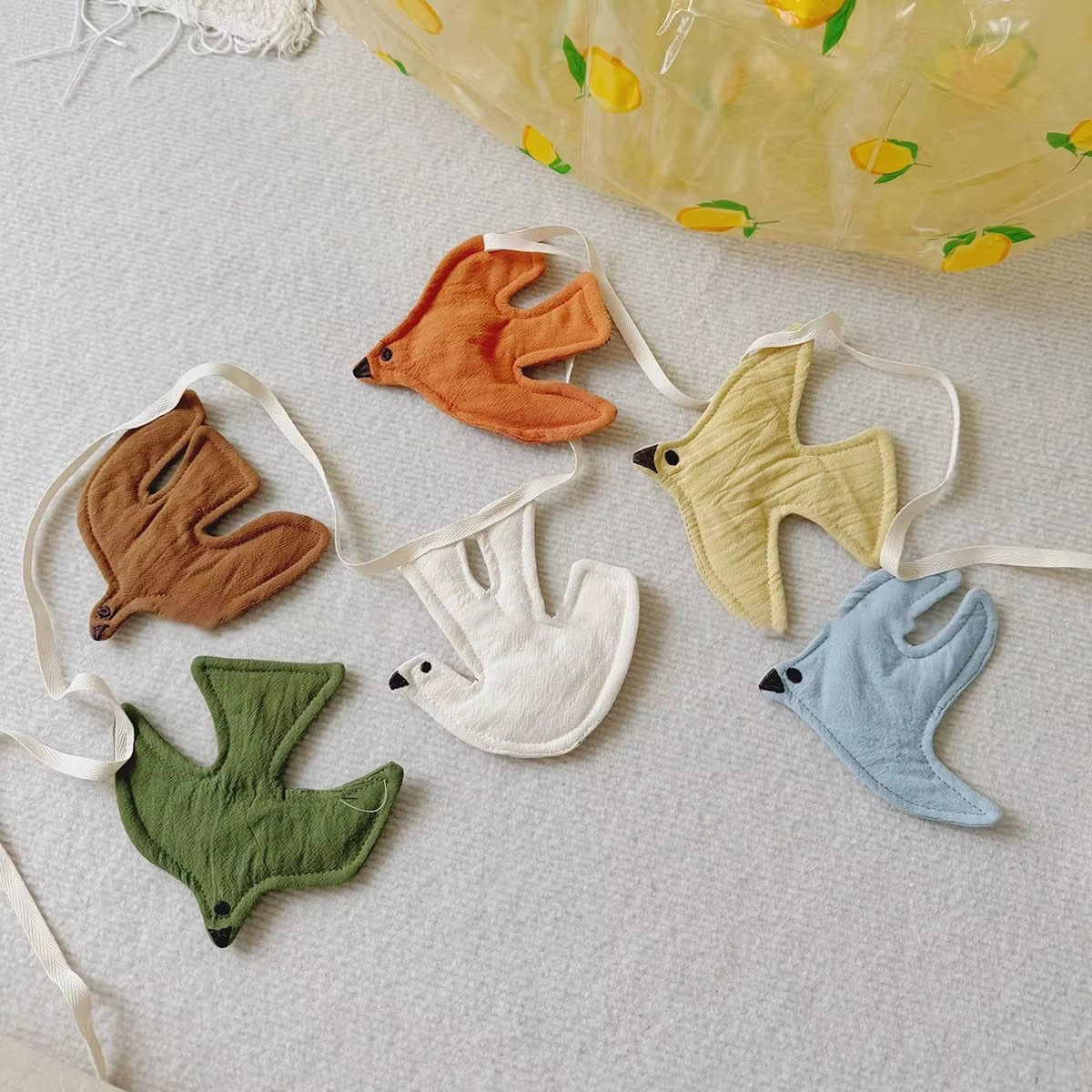 Baby Clothing Material - Guirlande de drapeaux en tissu pour