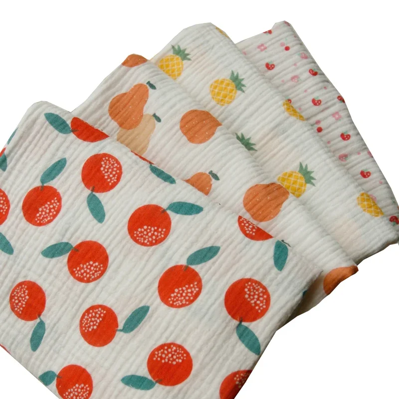 Tissu en fil de coton pur crêp - Baby Clothing Layers avis et prix