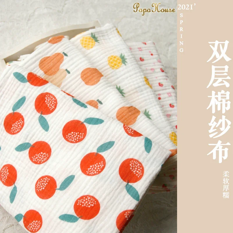 Tissu en fil de coton pur crêp - Baby Clothing Layers avis et prix