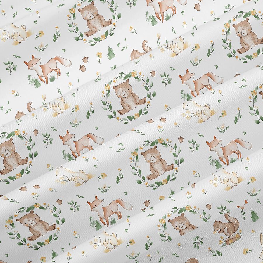 Tissu en coton imprimé Floral  - Baby Clothing Material avis et prix